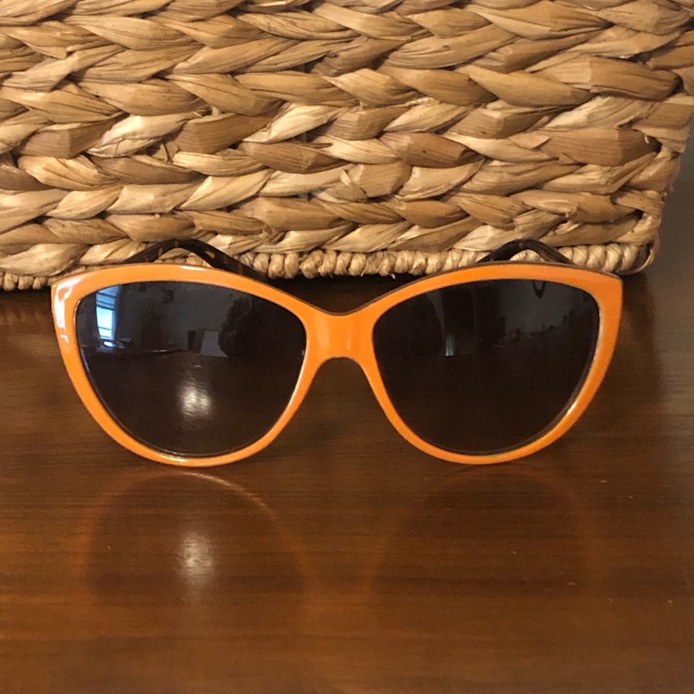 Orange Cat Eye Sunglasses - Picture 2 of 5